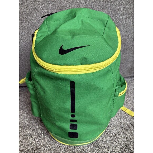 Nike Elite Pro Men's Basketball Backpack Oregon Green Yellow - Picture 5 of 11